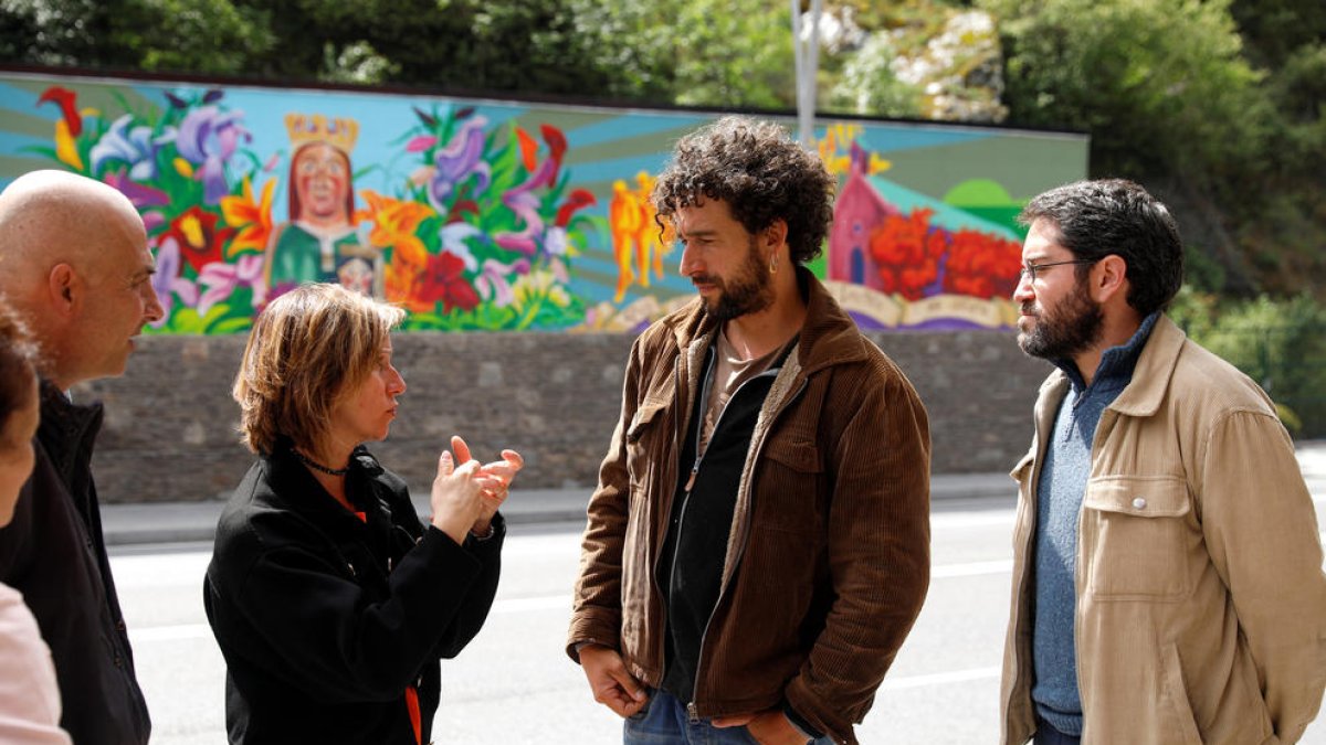 Sant Julià inaugura dos 'Murs que parlen'