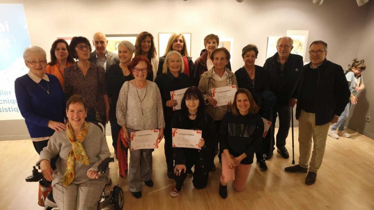 Alumnes de l'Espai d'Art