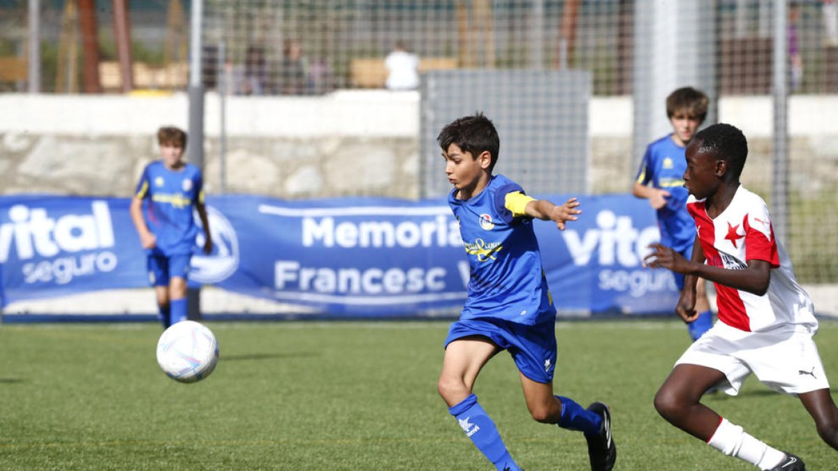 Un dels partits del memorial Vila.