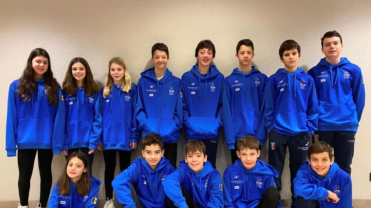 Equip de la federació al Campionat de Catalunya.
