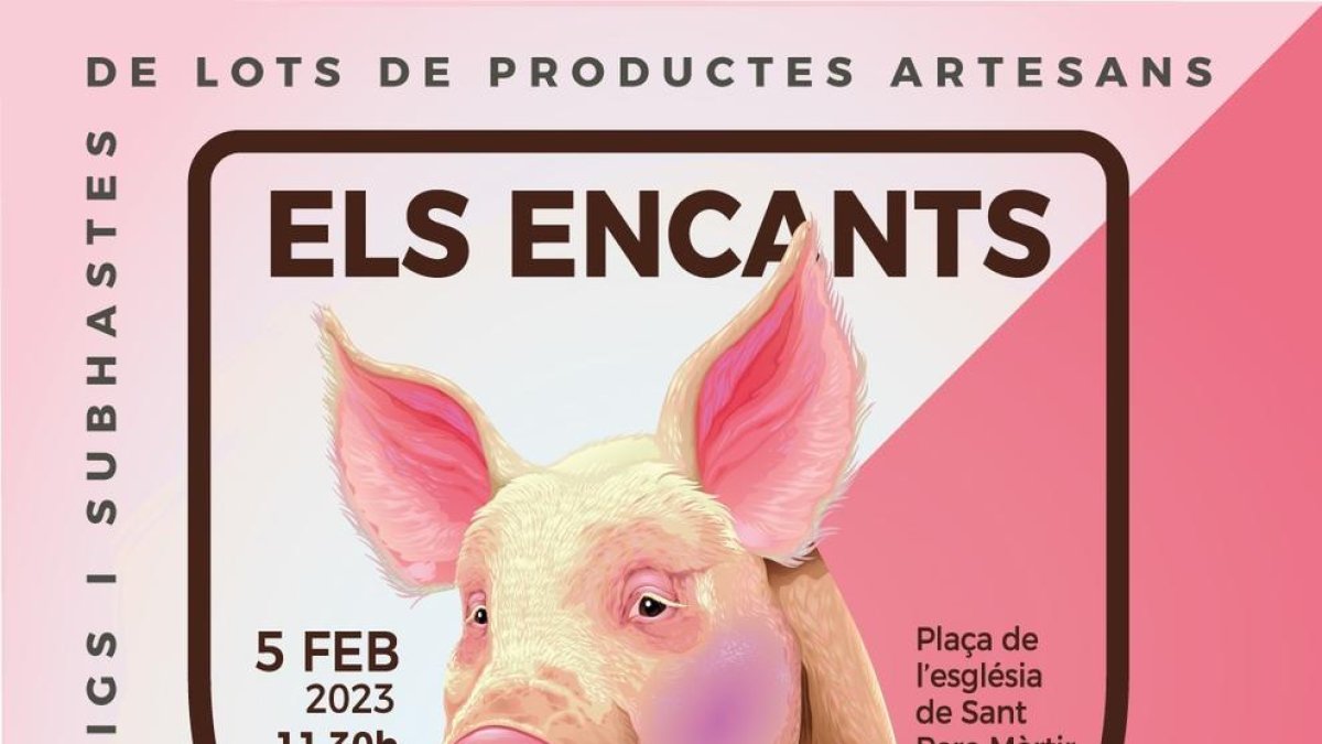 Se subhastaran lots al més adient de productes artesans derivats del porc