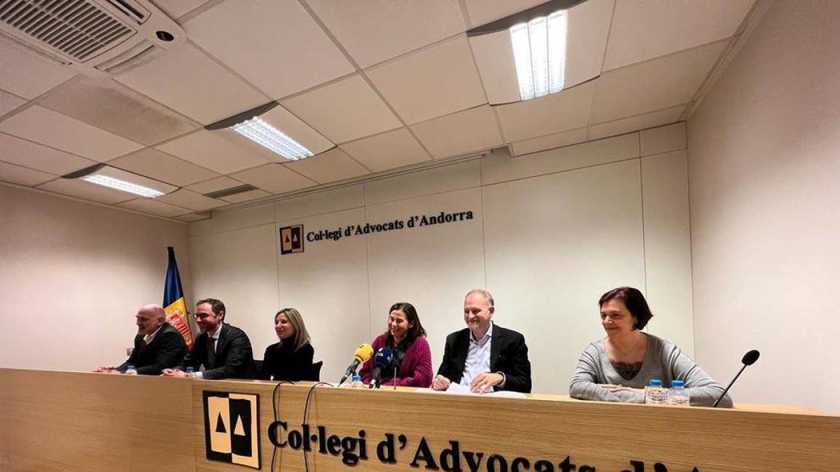 El Col·legi d'Advocats aquesta tarda en roda de premsa