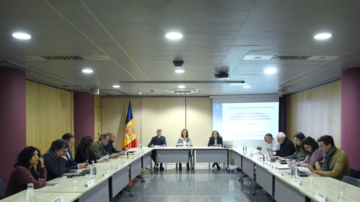 La quarta reunió de la Comissió de coordinació i desenvolupament de l'estratègia nacional de la biodiversitat d'Andorra (CENBA)