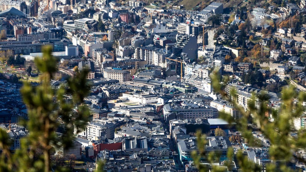 Edificis d'Andorra la Vella.
