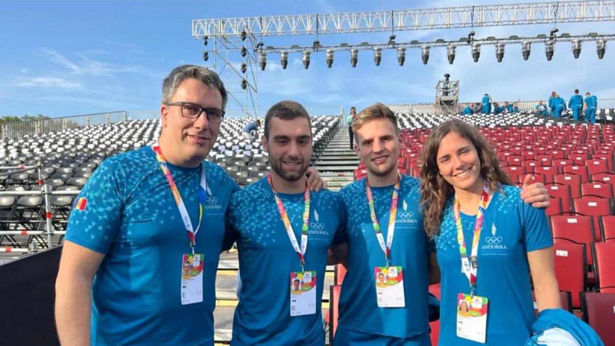 La delegació de judo, a Malta.