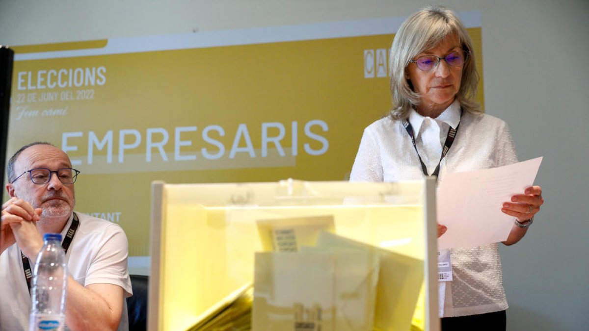 La presidenta del consell d'administració de la CASS, Montserrat Capdevila.