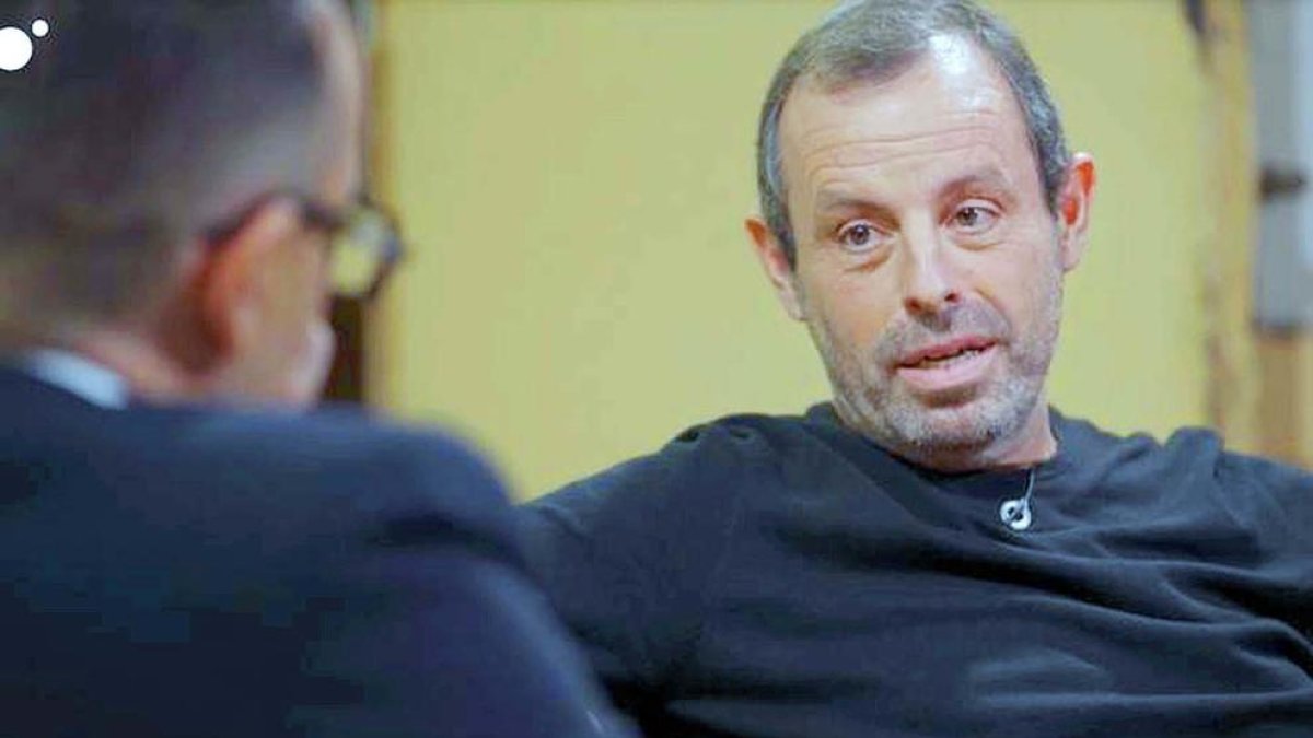 Rosell al plató amb Risto Mejide.