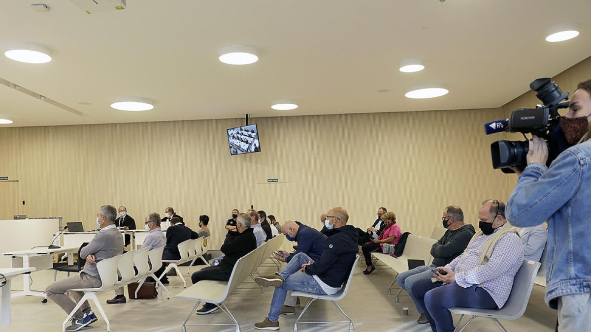 El judici per la causa primera de BPA s'està celebrant a la sala magna de la Batllia.