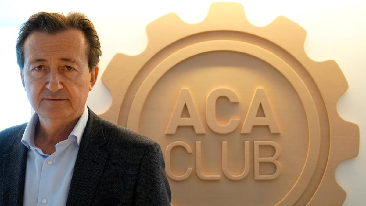 El president de l'ACA, Enric Tarrado, ahir.