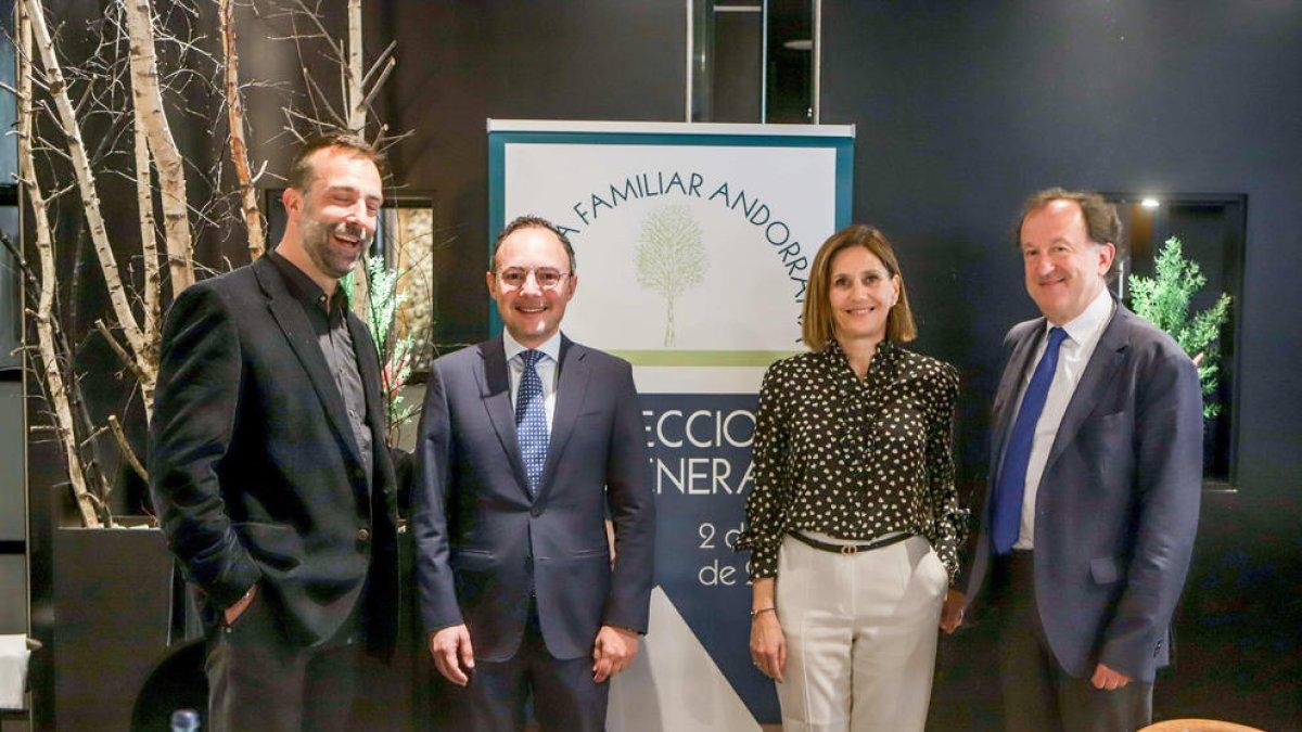 Trobada del cap de llista de Demòcrates, Xavier Espot, amb l'EFA
