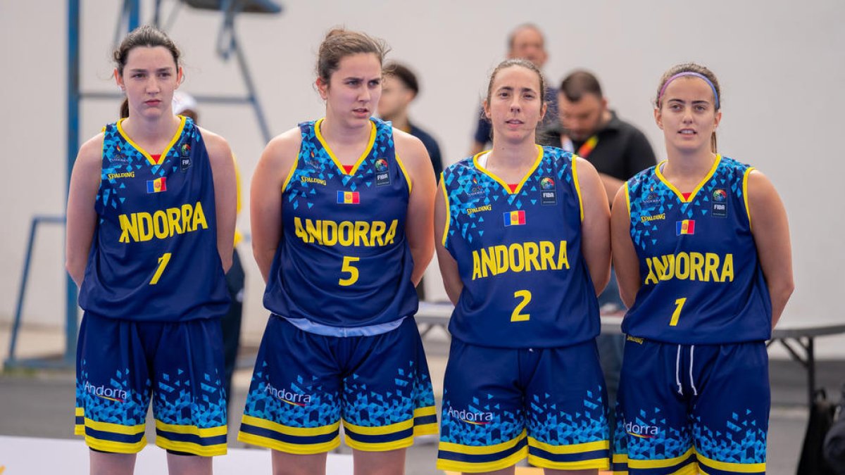 L'equip femení de 3x3.