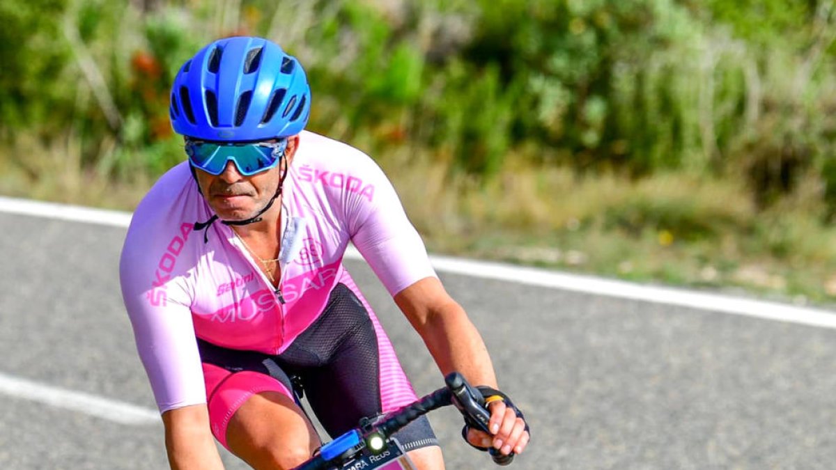 Toni Domínguez, creador de la ruta Andorra-Santiago.