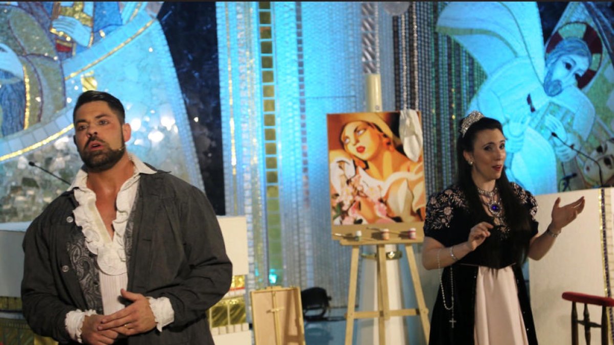 Un dels solistes que van actuar.