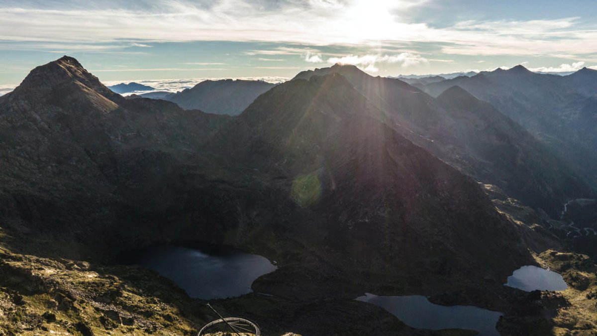 El mirador del Tristaina.