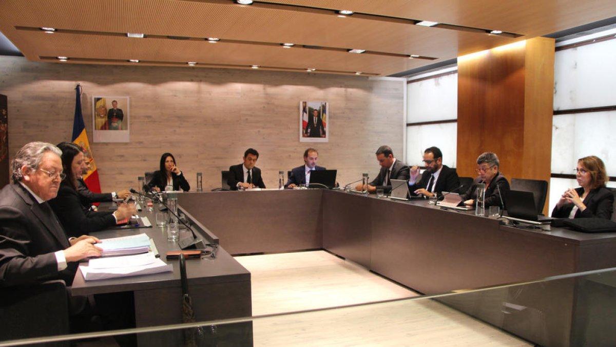 Sessió de consell de comú d'ahir.