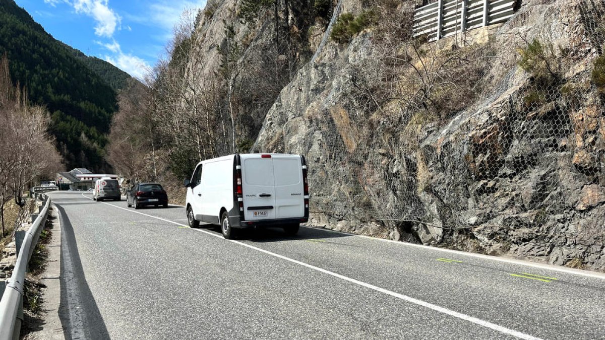 El punt de la general 2 on es va produir el sinistre.