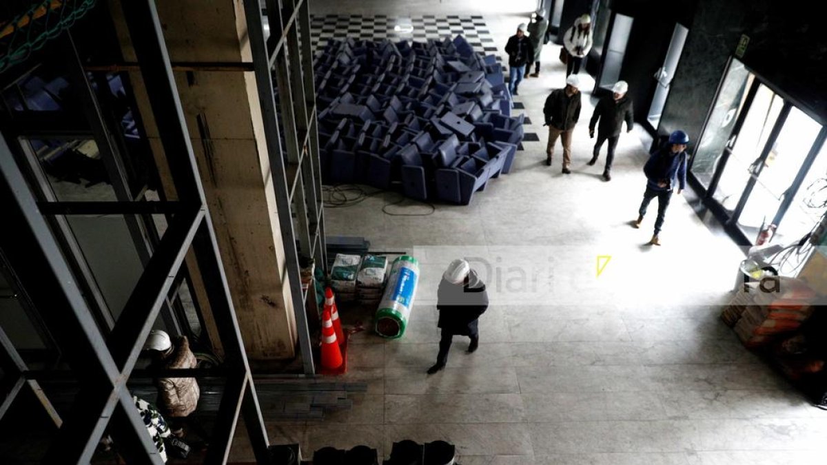 Obres de reconstrucció del Centre de Congressos Lauredià