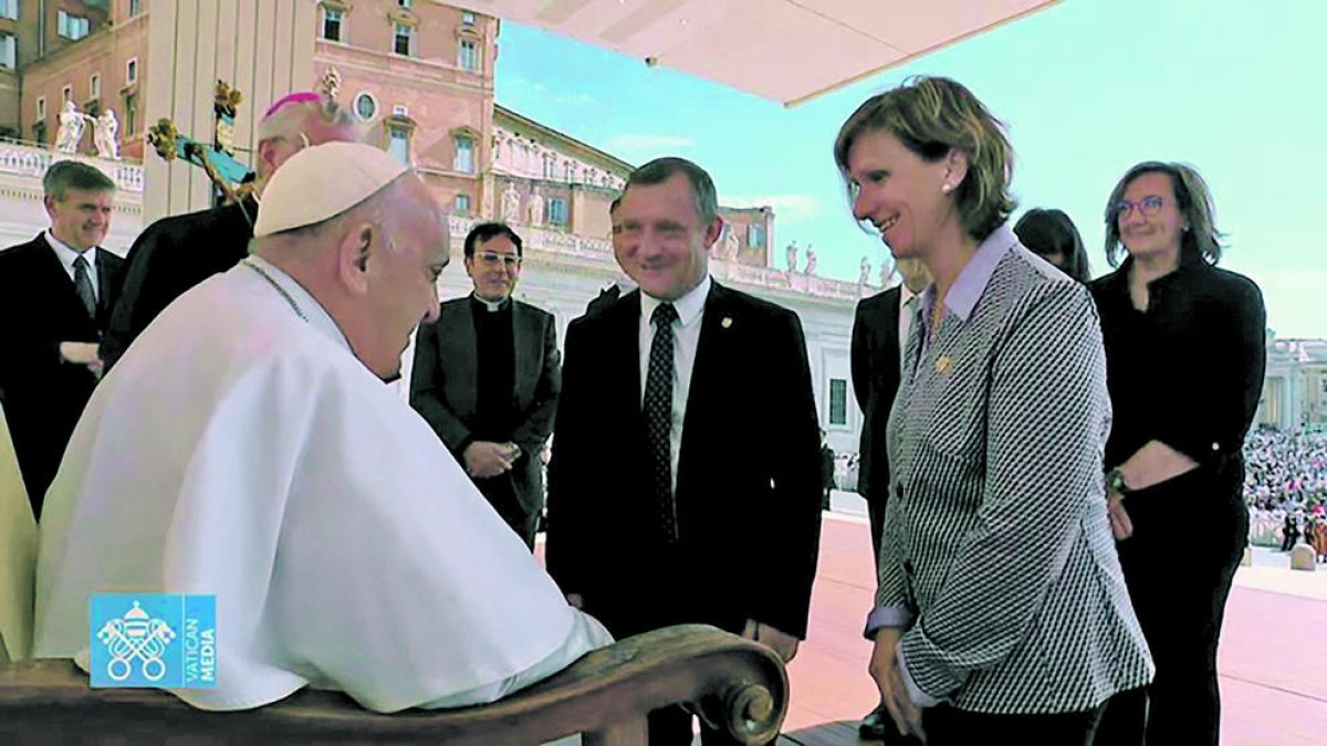El Papa rep els cònsols de Sant Julià