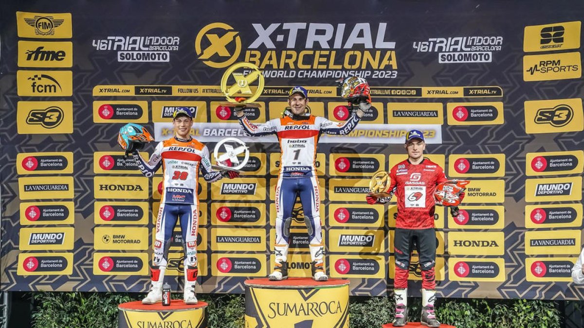 Podi de la cursa de Barcelona.