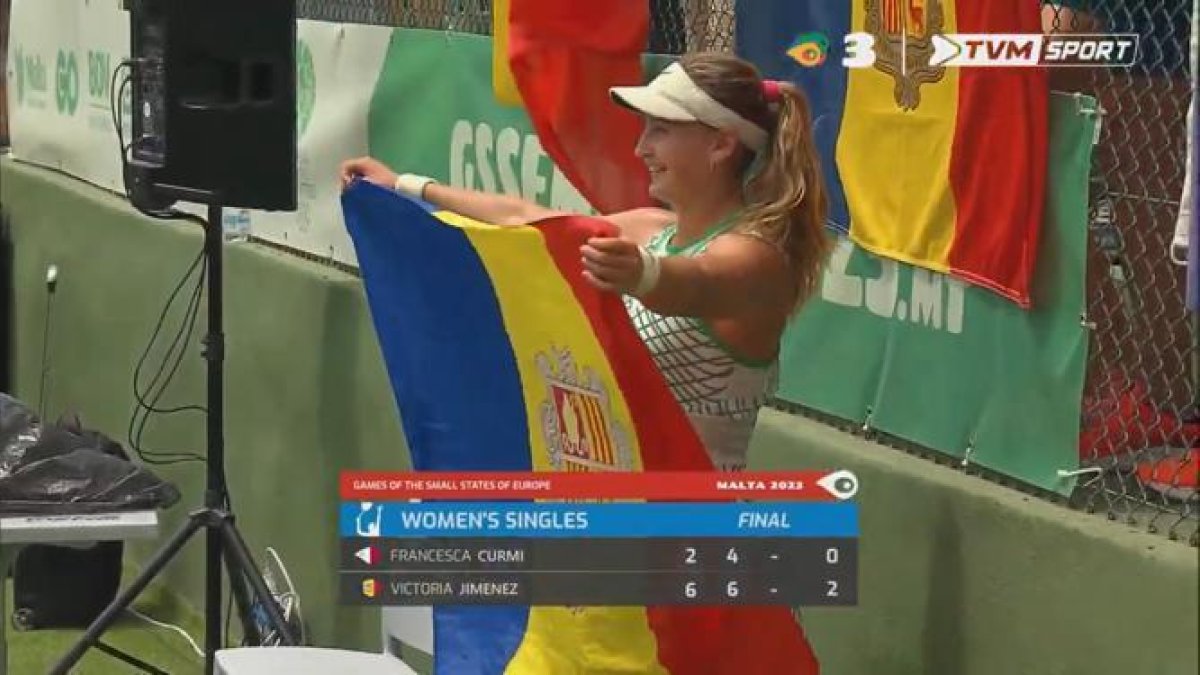 Vicky Jiménez guanya el or als Jocs dels Petits Estats