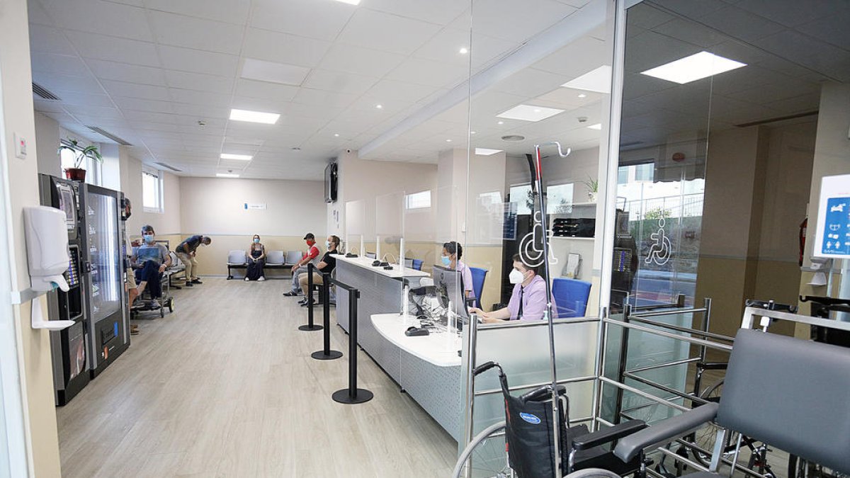 El servei d'urgències de l'hospital.