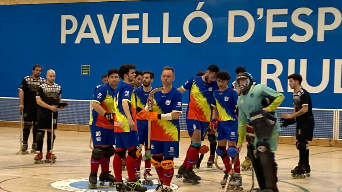 L'Andorra HC va empatar a la pista del Riudoms.