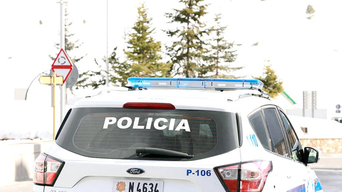 Un vehicle de la policia.