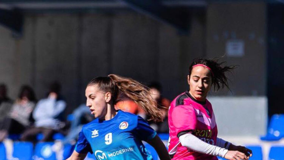 Èrica Gonçalves, de l'Enfaf, en un partit anterior.
