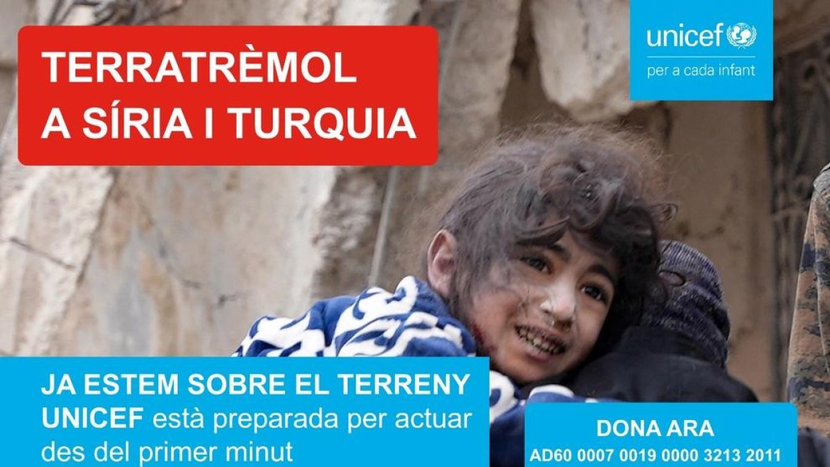 El cartell preparat per l'entitat