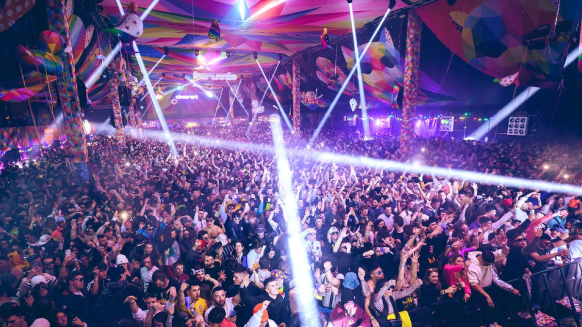Un dels espectacles del festival a Grandvalira.