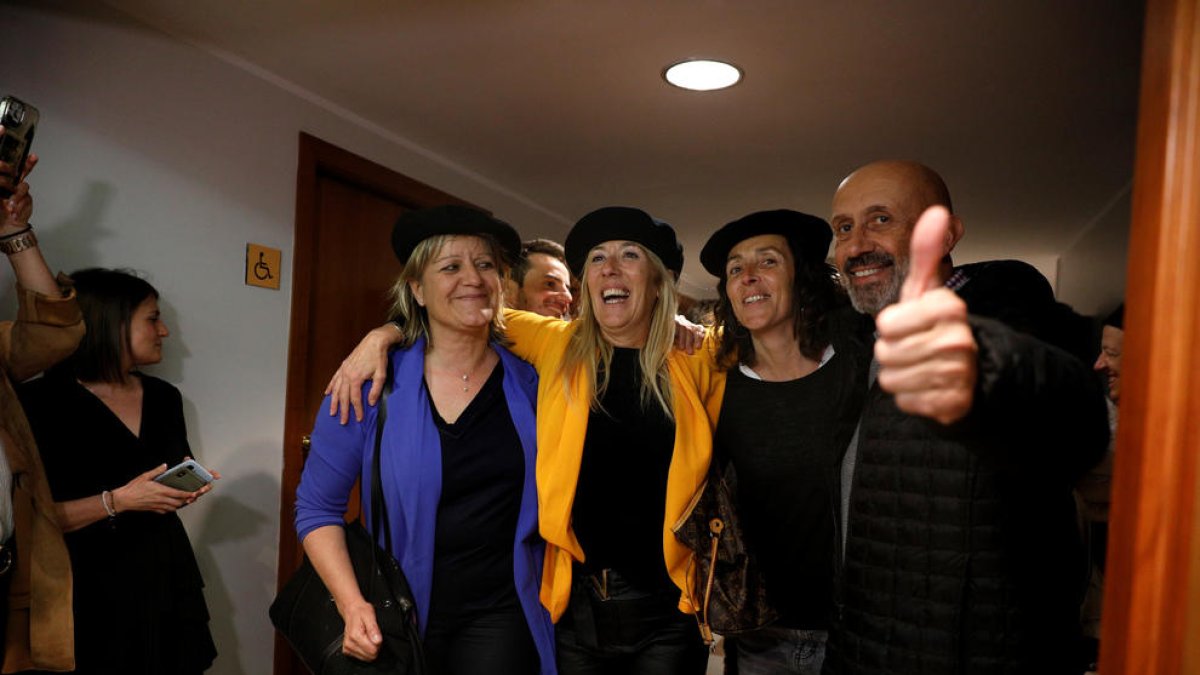 Berna Coma, Sandra Codina, Gemma Riba i Joan Martínez Benazet, victoriosos.