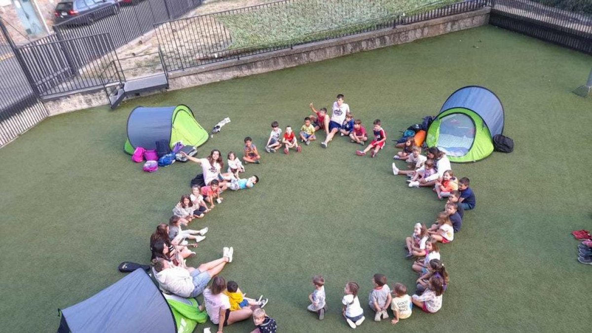 Infants al casal d'estiu d'Ordino en una imatge d'arxiu