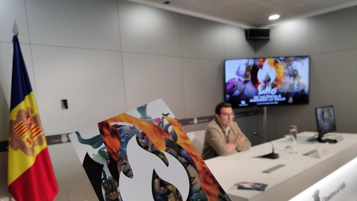 El cònsol menor de la capital, Miquel Canturri, ha presentat avui les falles