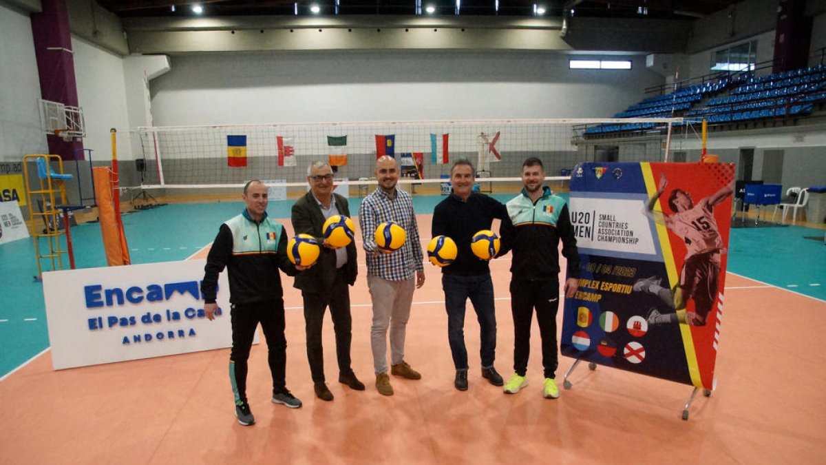 Presentació de l'Europeu sub 20 de Petits Estats.