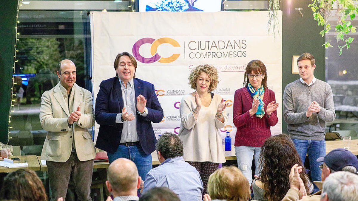 La Massana. Carles Naudi i David Montané, el 'ticket' de Ciutadans Compromesos.
