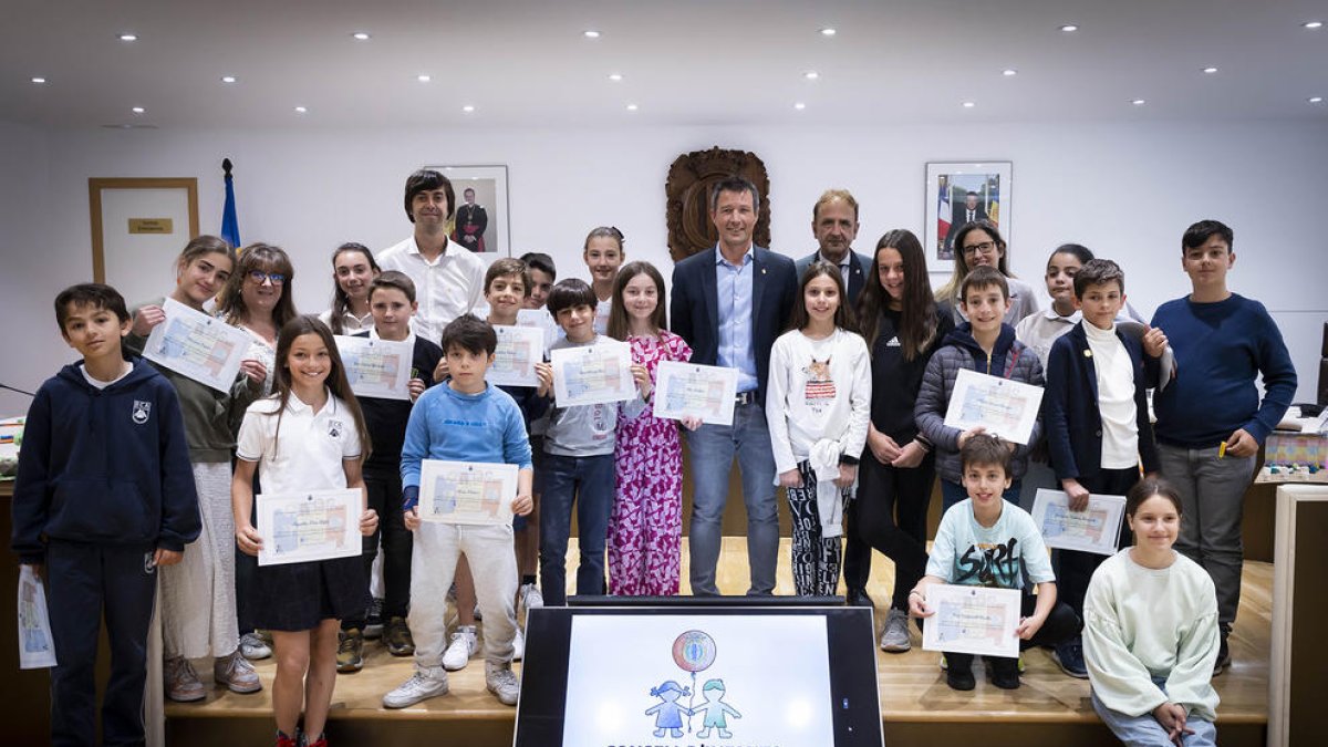 Sessió del Consell d'Infants d'Andorra la Vella