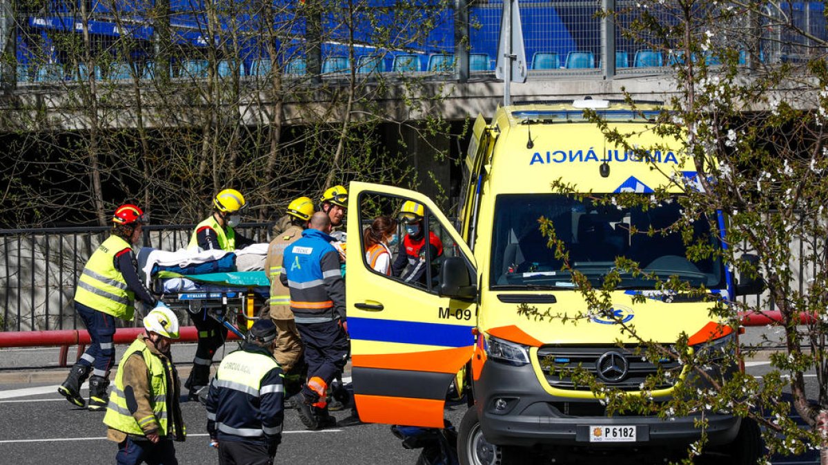 L'accident va passar davant l'Estadi Nacional.
