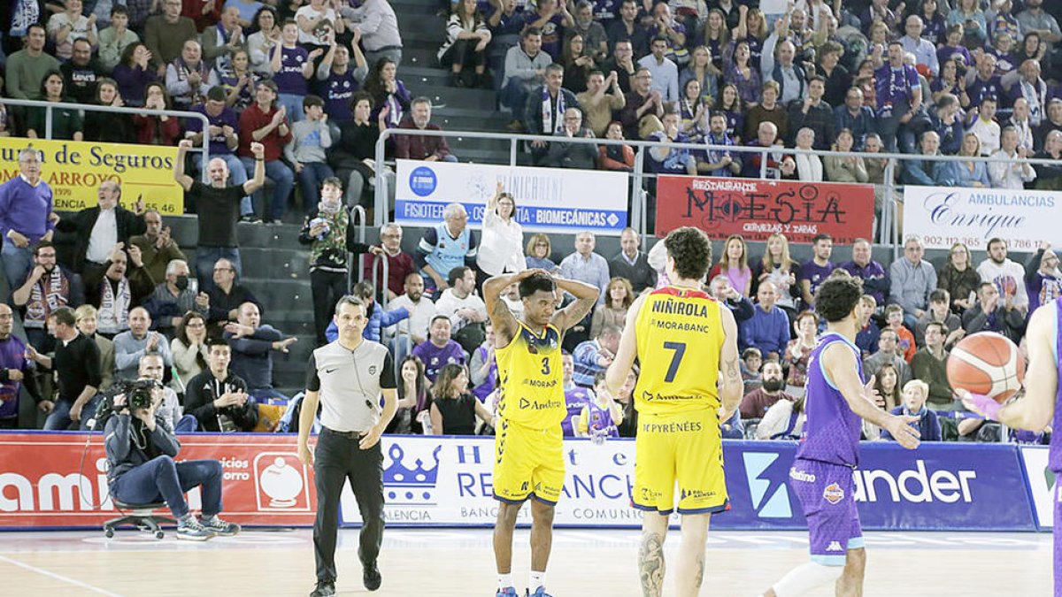 El BC Morabanc Andorra va dominar durant els tres primers quarts del partit.
