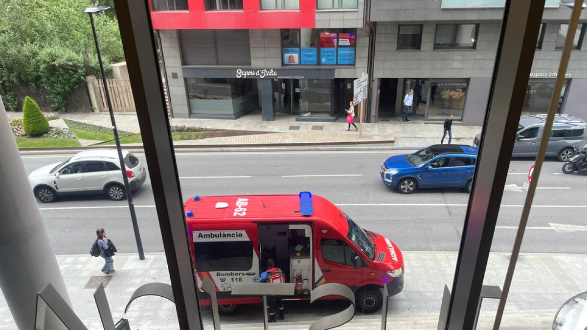 Interior de la seu de la justícia.