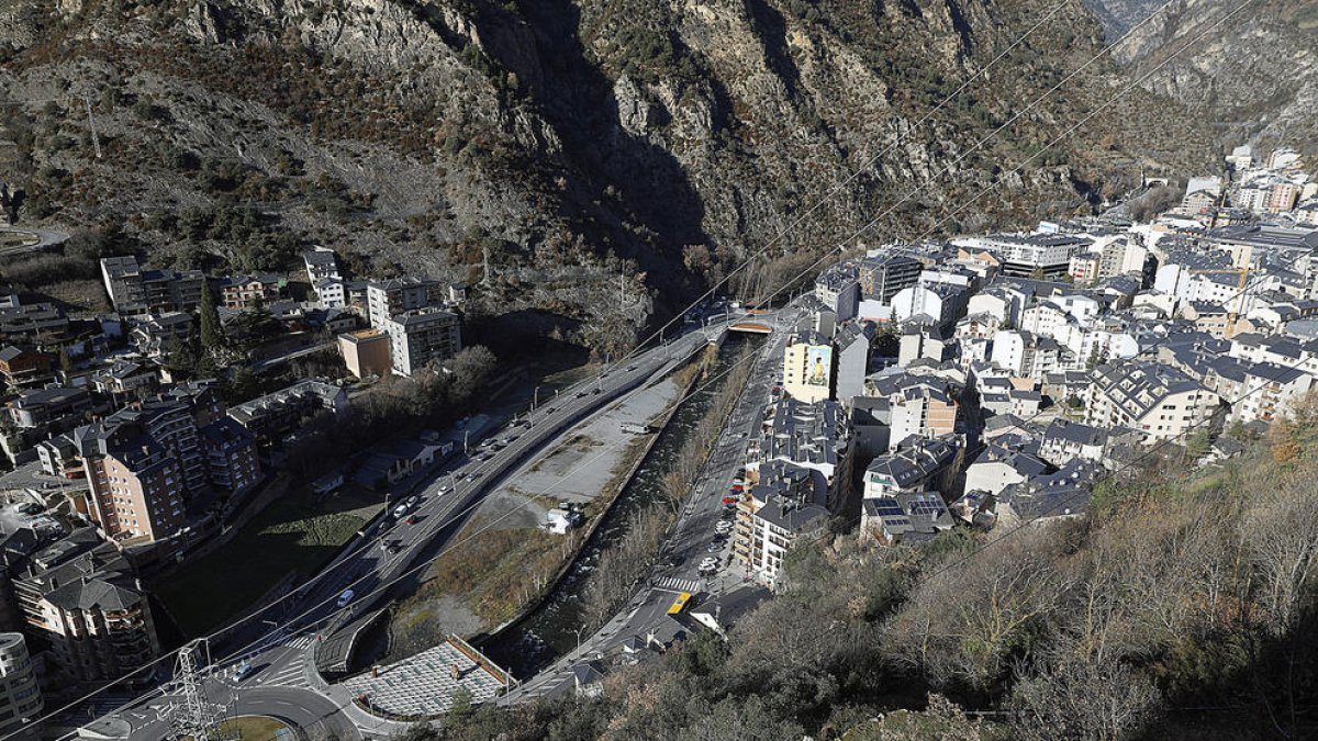 Vistes del poble de Sant Julià de Lòria.