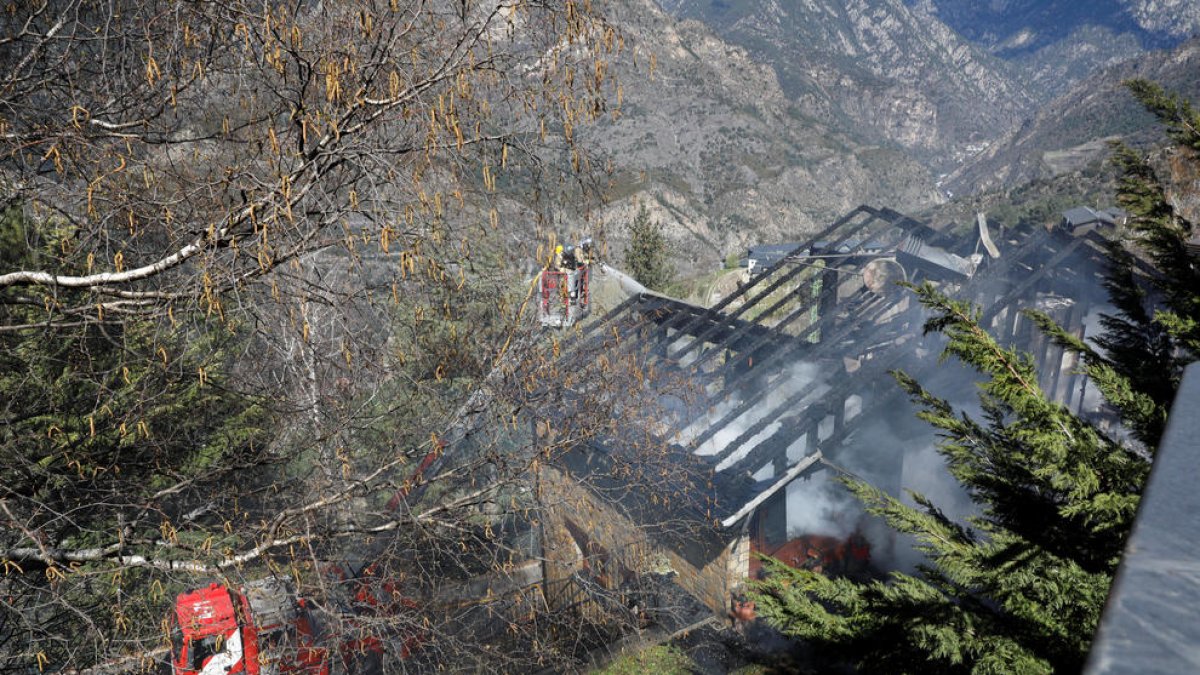 Al xalet hi vivia un matrimoni francès.