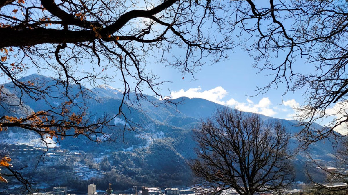 Les torres que s'aixequen al Clot d'Emprivat vistes des de la zona dels Vilars.