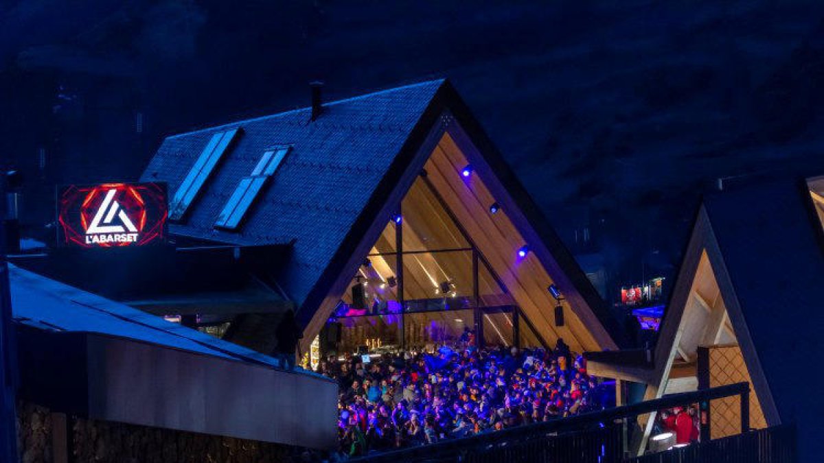 L'Abarset, un dels espais que aposta per la música a Grandvalira.