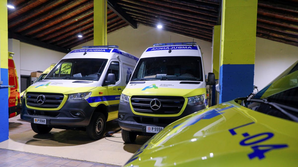 Ambulàncies de la concessionària.