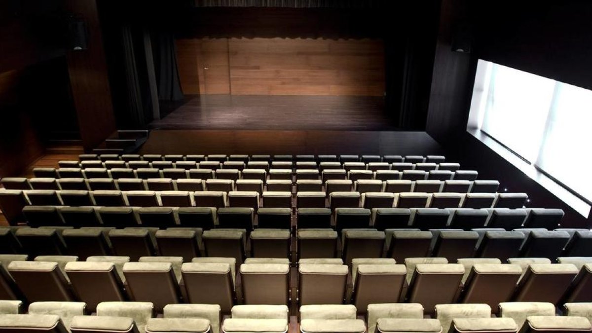 Interior del Teatre de les Fontetes de la Massana