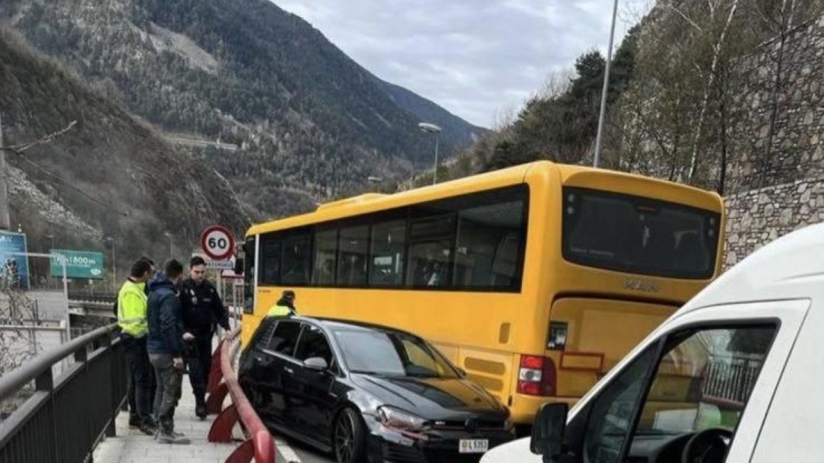 Vehicle accidentat aquest matí
