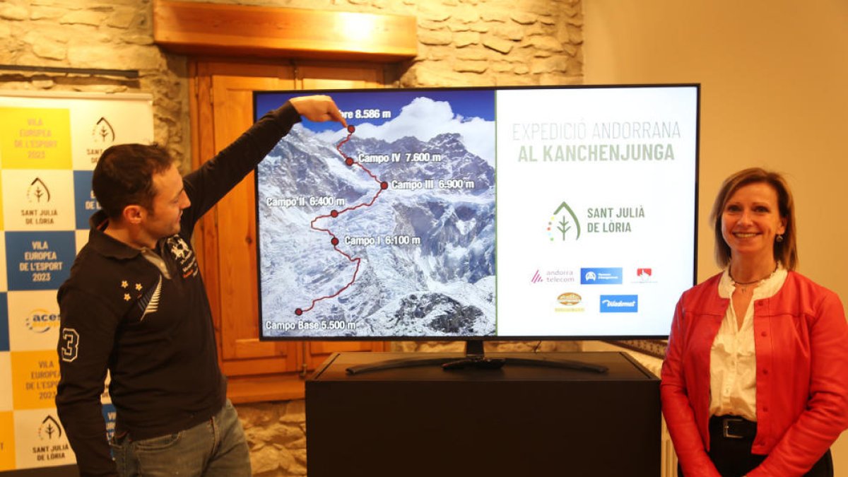 Presentació de l'espedició andorrana al Kanchenjunga