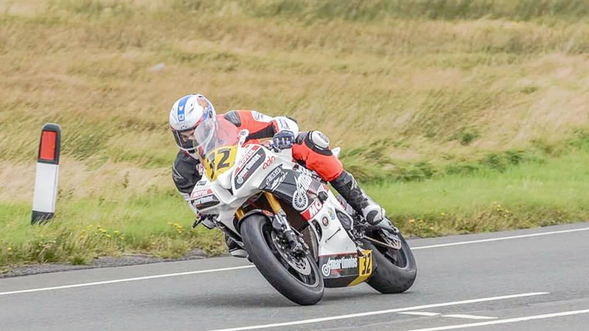 Torras, al Manx GP de l'illa de Man del 2016, quan corria amb l'equip Martimotos.