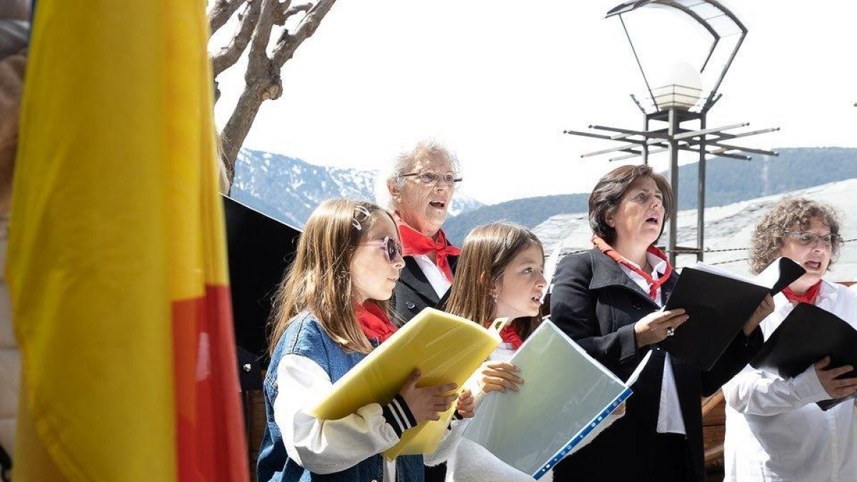 Cantada de caramelles a Ordino