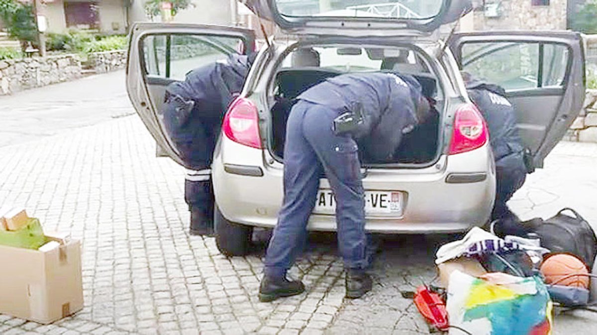 Un control a l'Ospitalet